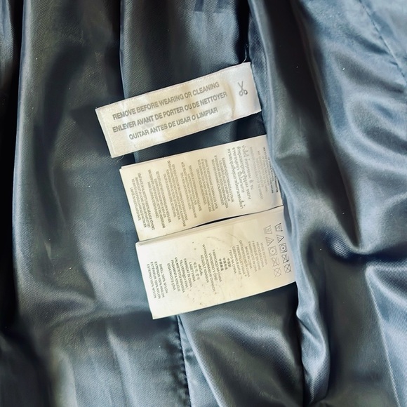 Michael Kors navy long puffer jacket women’s size XS - Picture 9 of 12